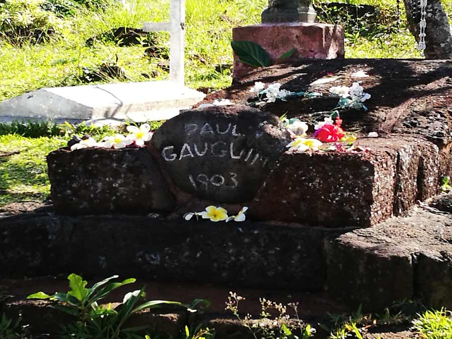 Aranui in Hiva Oa - Grab von Paul Gaugin