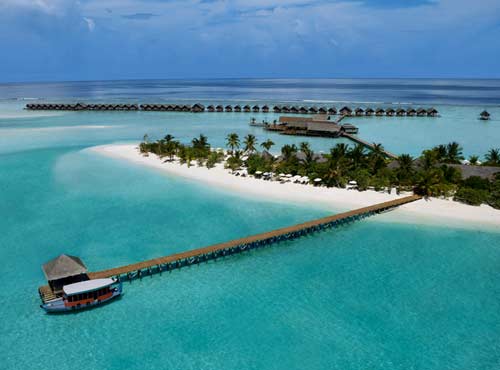 Hotel LUX* Maldives (ex LUX* Maldives (ex Diva Maldives)) Luftbild