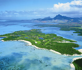 Hotel Le Touessrok Mauritius Luftaufnahme