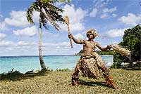 Traditioneller Tanz auf Neukaledonien
