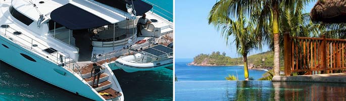 Seychellen Katamarankreuzfahrt Praslin Dream + 7 Tage Hotelaufenthalt inkl. Flug